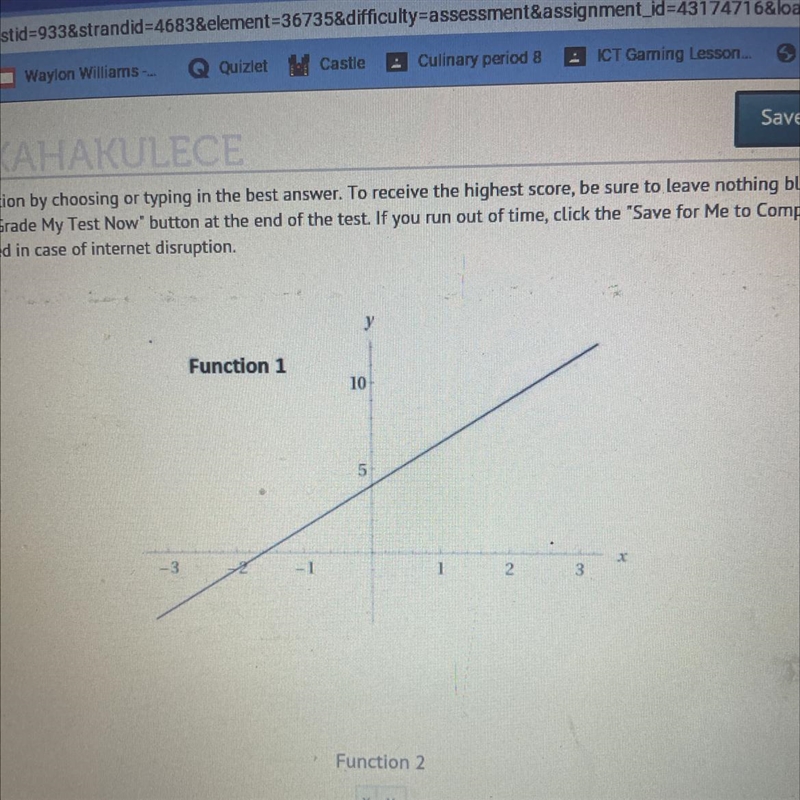 Consider the two functions which statement is true-example-1