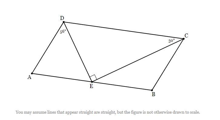 How do you find the measurement of the angle ECB? can someone help me plz-example-1