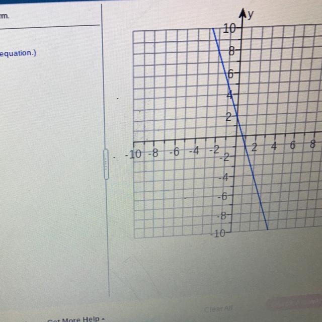 Write an equation for the slope-INTERCEPT FORM-example-1