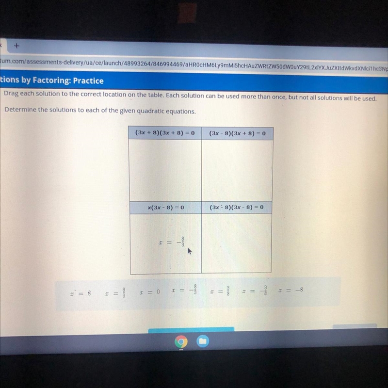 Drag each solution to the correct location on the table. Each solution can be used-example-1