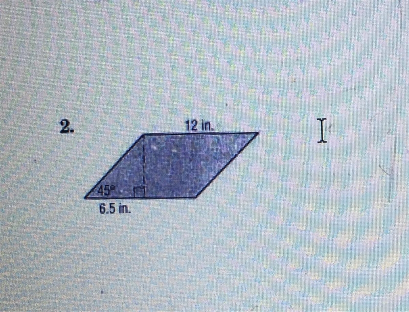 Find the area, round to the nearest tenth if necessary-example-1