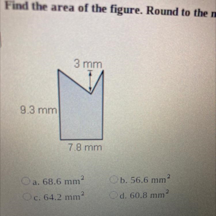 What is the area? Round to the nearest tenth-example-1