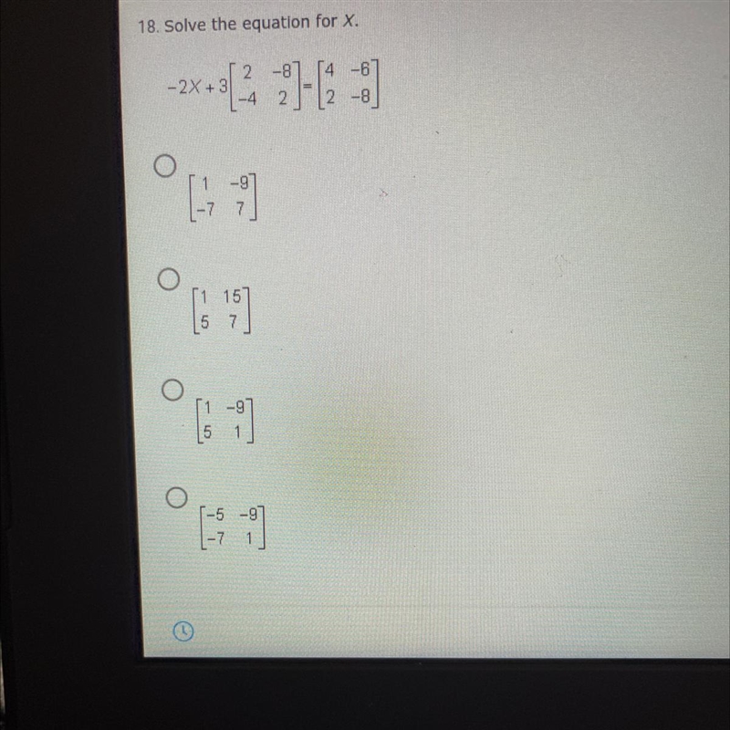 18. Solve the equation for X.-example-1