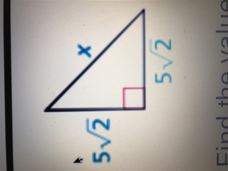 Find the value of x Write ur answer in simplest form-example-1