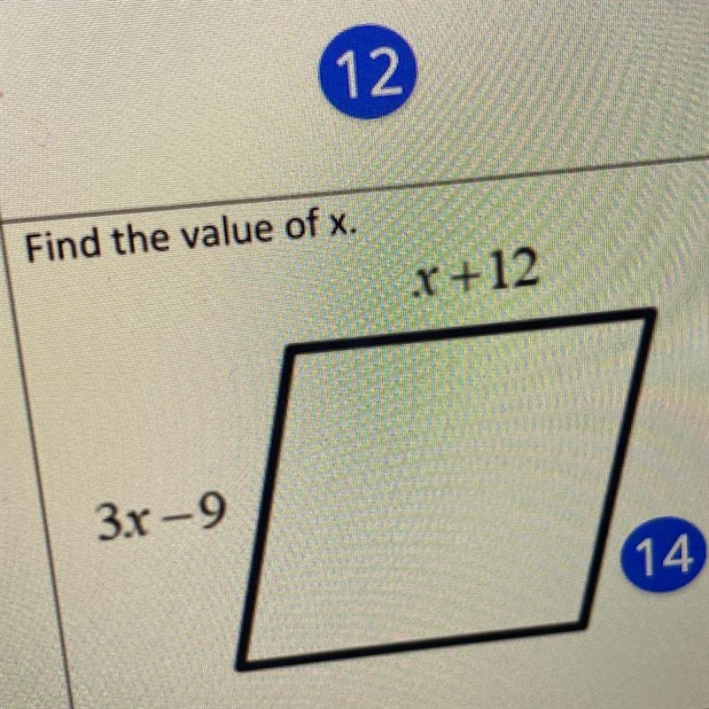 Find value of x. using geometry-example-1