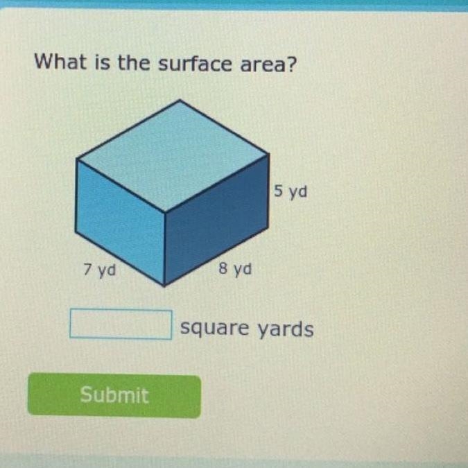 PLEASE HELPP!! what is the surface area?-example-1