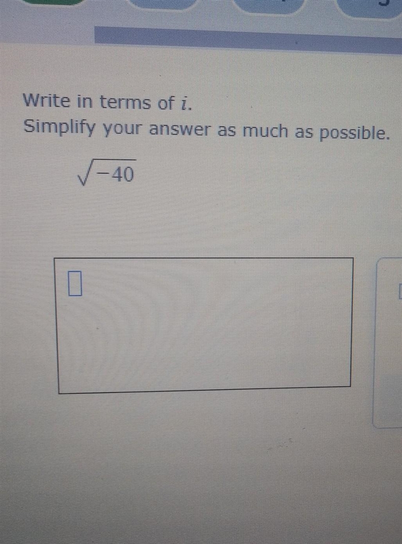 Help please! write in terms of i​-example-1