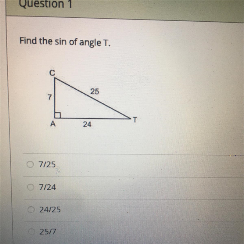 Find the sin of angle T. Thank you :)-example-1