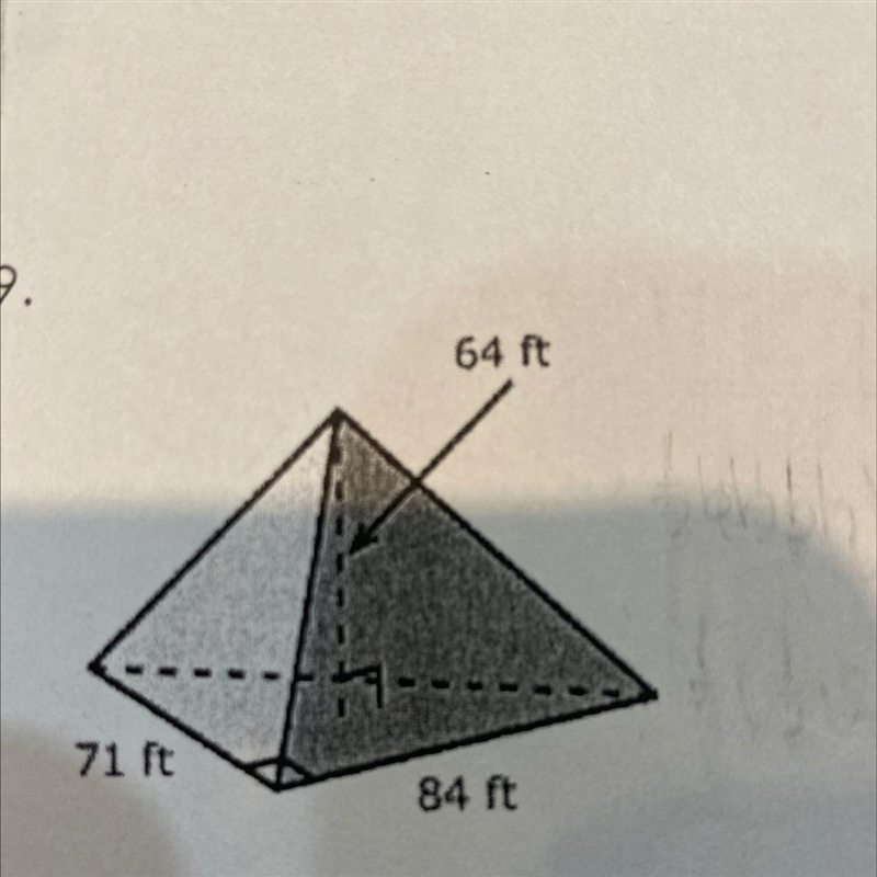 Find the volume of this triangular pyramid-example-1