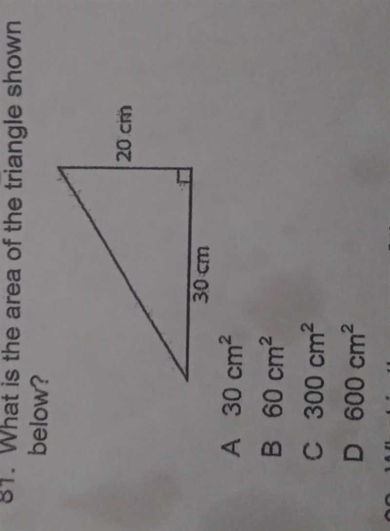 What is the area of the rhombus shown below? ​-example-1