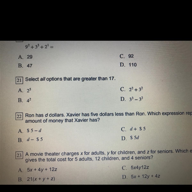 Can you help on question 22?!-example-1