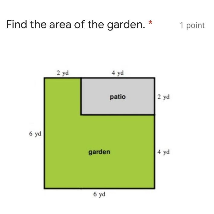 Find the area of the garden.-example-1