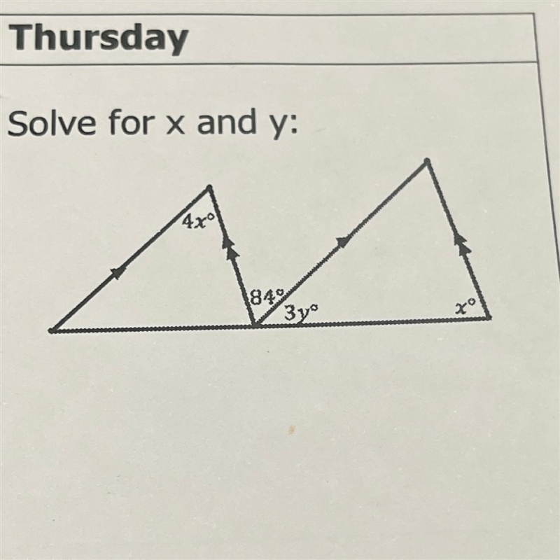 PLEASE HELP!! solve for x and y:-example-1