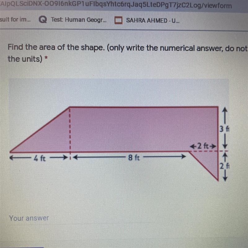 Find the area of this unusual shape-example-1