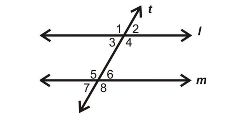 1. Given: Angle 2 is 65 degrees. (a) What is the angle measurement of Angle 4. Explain-example-1