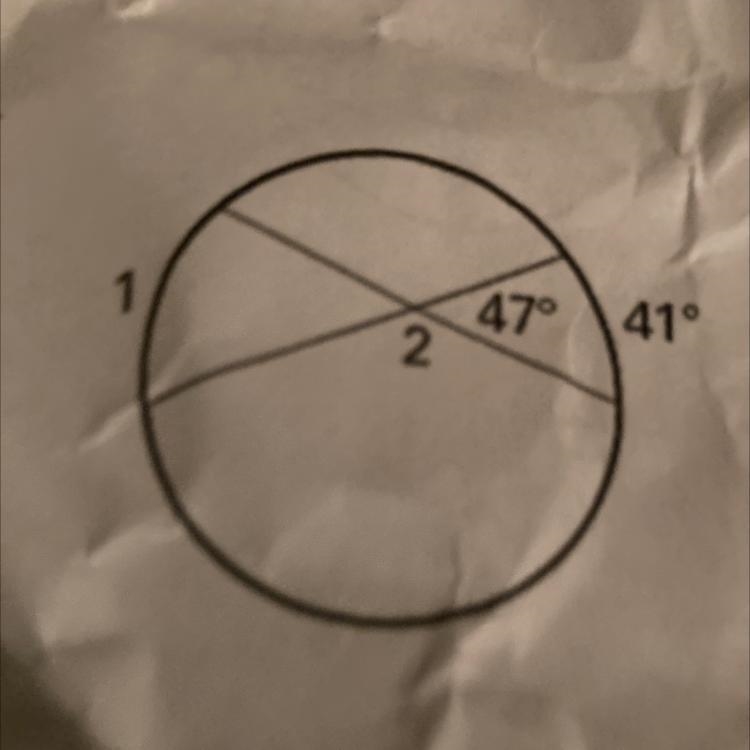 Find the measure of each numbered angle or are.-example-1