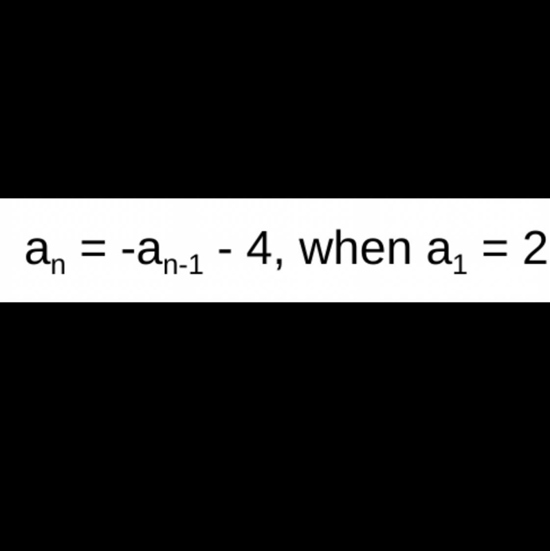 Find the first five terms of the sequence..-example-1