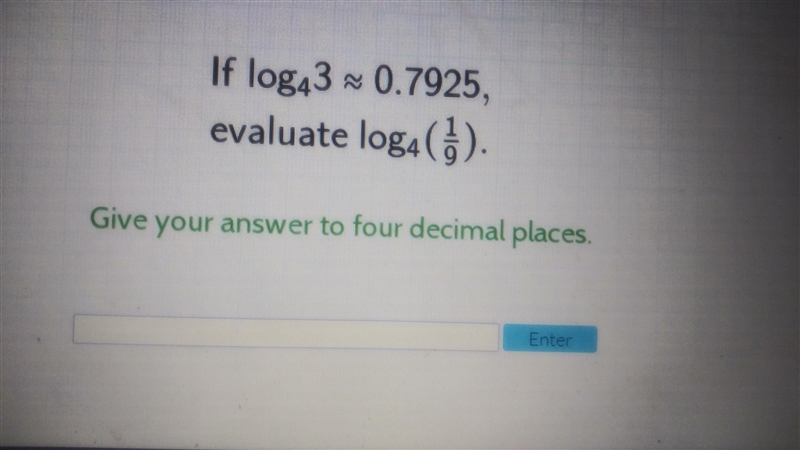 Exponential and Alogarithmic Functions - Alegebra question-example-1