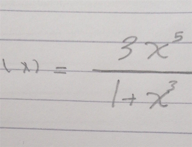 Show that the function below even or odd. f(x) = 3 X5 / 1+X3​-example-1