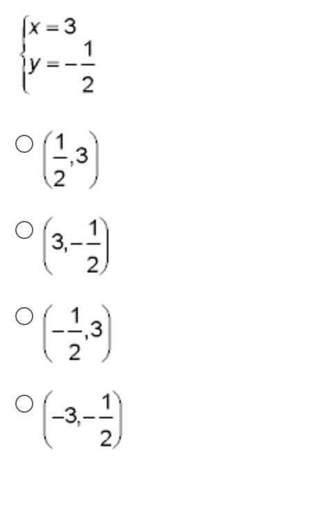 Solve the system of linear equations by graphing-example-1