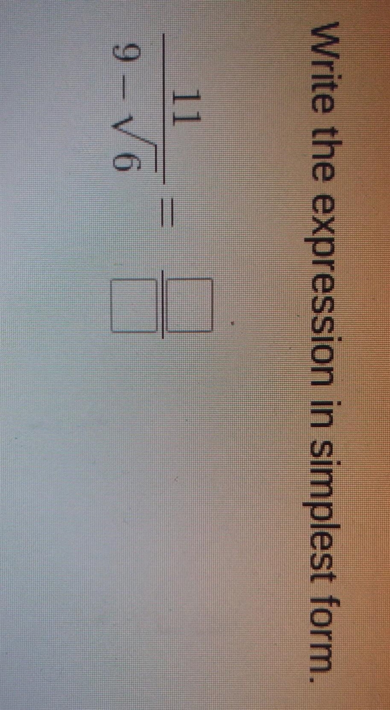 Write the expression in simplest form.​-example-1