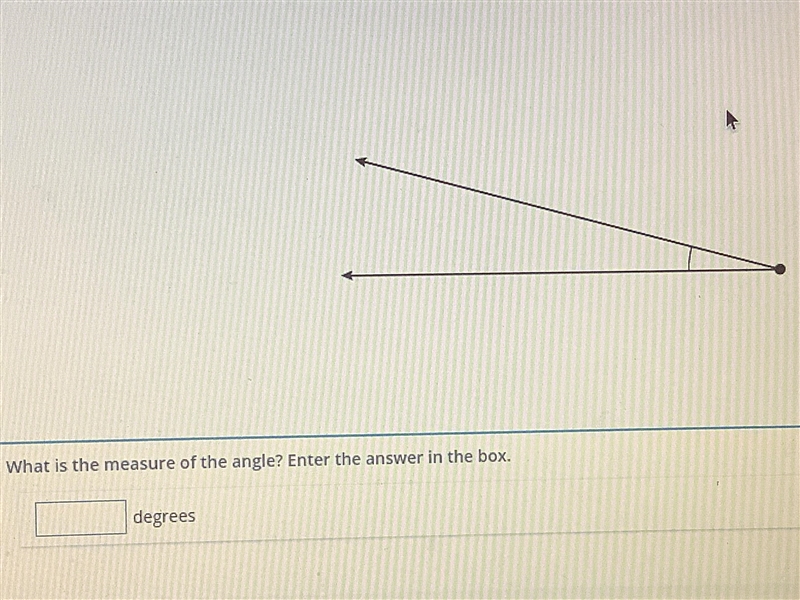 What is the measure of the angle?-example-1