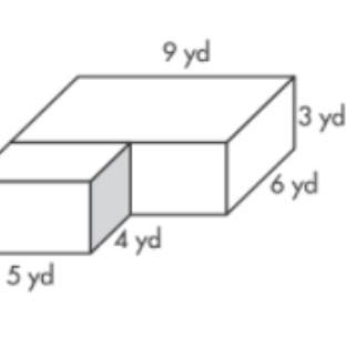 The living room in a new house has the dimensions shown. What is the volume of the-example-1