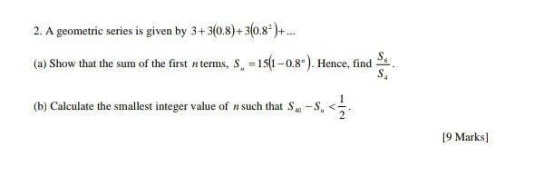 Can some one help me with geometric sequence?​-example-1