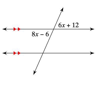 Solve for x: a 3 b 9 c 1.5 d 13.5-example-1