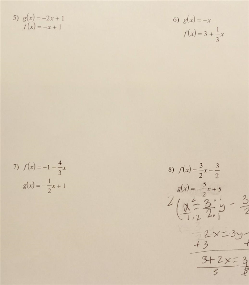 State is a given functions are inverses. NO LINKS!! Part 2 ​-example-1