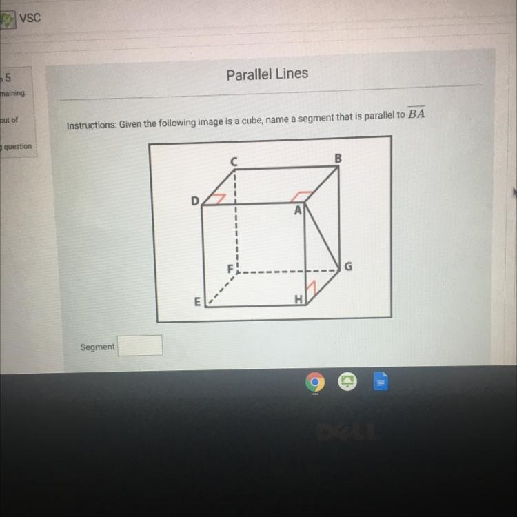 Parallel lines What is the segment-example-1