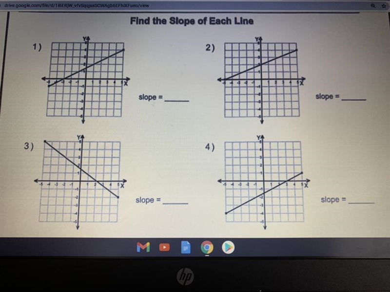 Need help finding the slope please answer need it done today-example-1