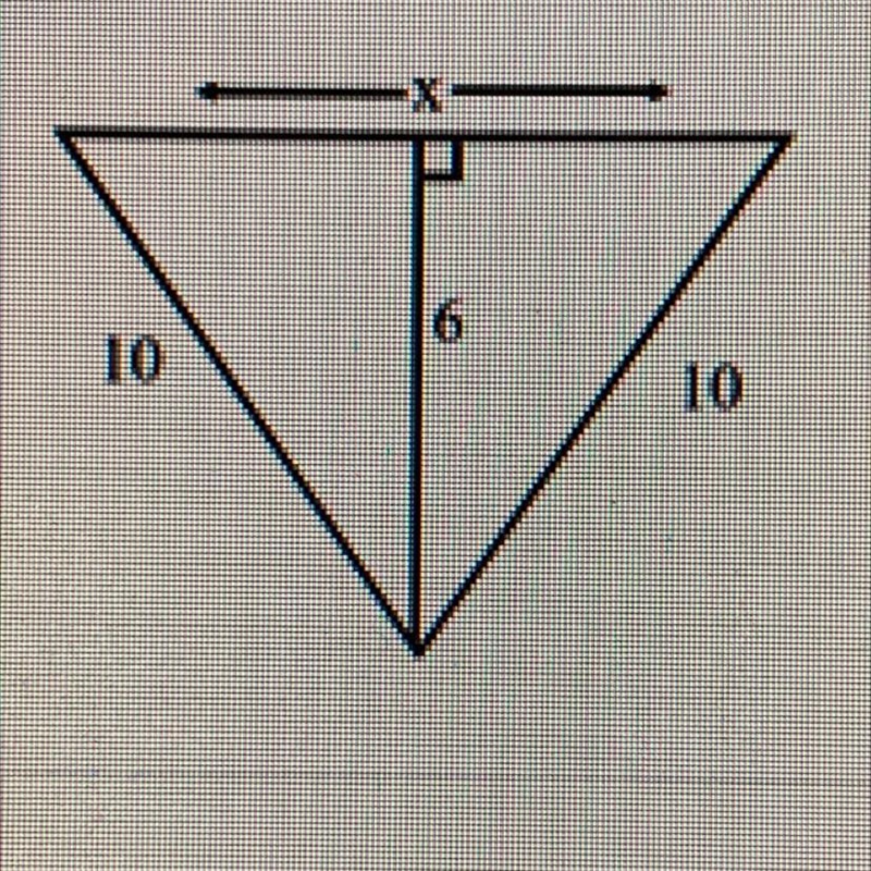 PLEASE PLEASE HELP ASAP!! Find the value of x. Leave your answer in simplest radical-example-1