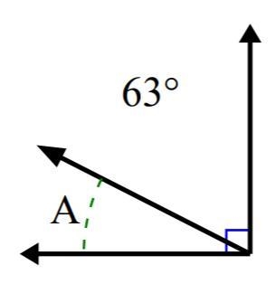 HELP ASAP!!! Find the value of 'A' in the set of complementary angles.-example-1