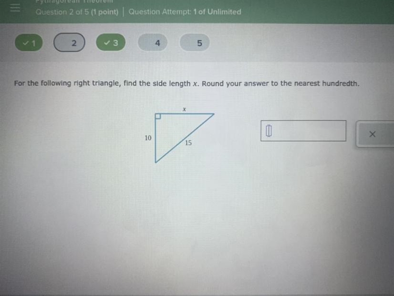 HELPP Find the side length x . Round to the nearest hundredth-example-1