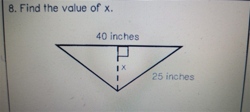 Value of X. Please give step by step so I understand-example-1