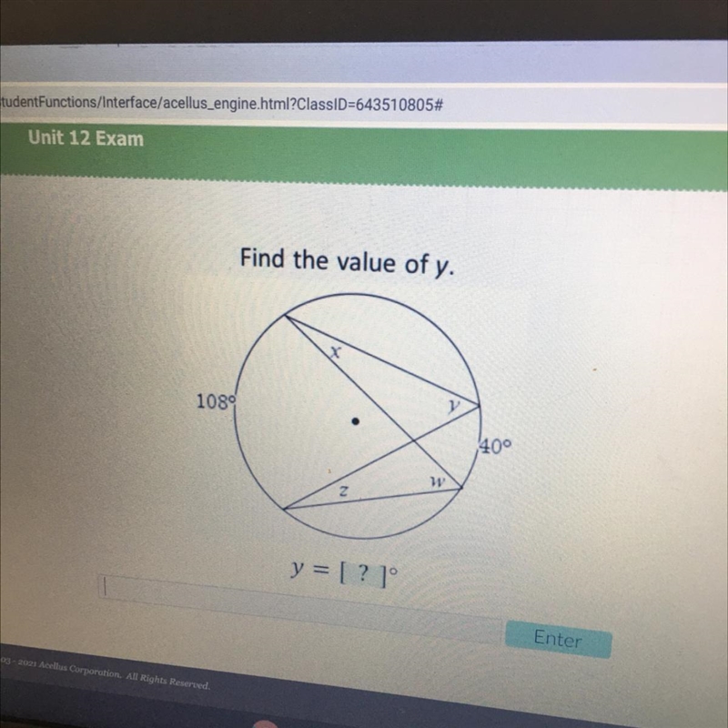 PLEASE PLEASE HELP find the value of y-example-1