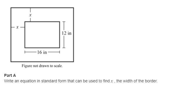 Jessie is building a cabinet door, which is pictured below. The center of the cabinet-example-1