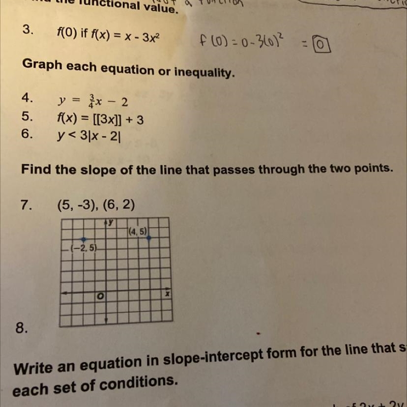 Find the slope of the line that passes through the two points.-example-1