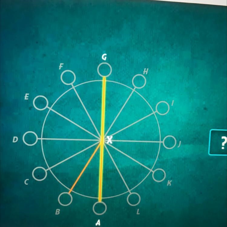 What is the measure of angle AXG-example-1