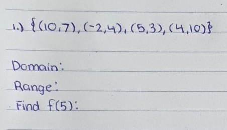 Identify the domain and range, then evaluate each function for the given value of-example-1