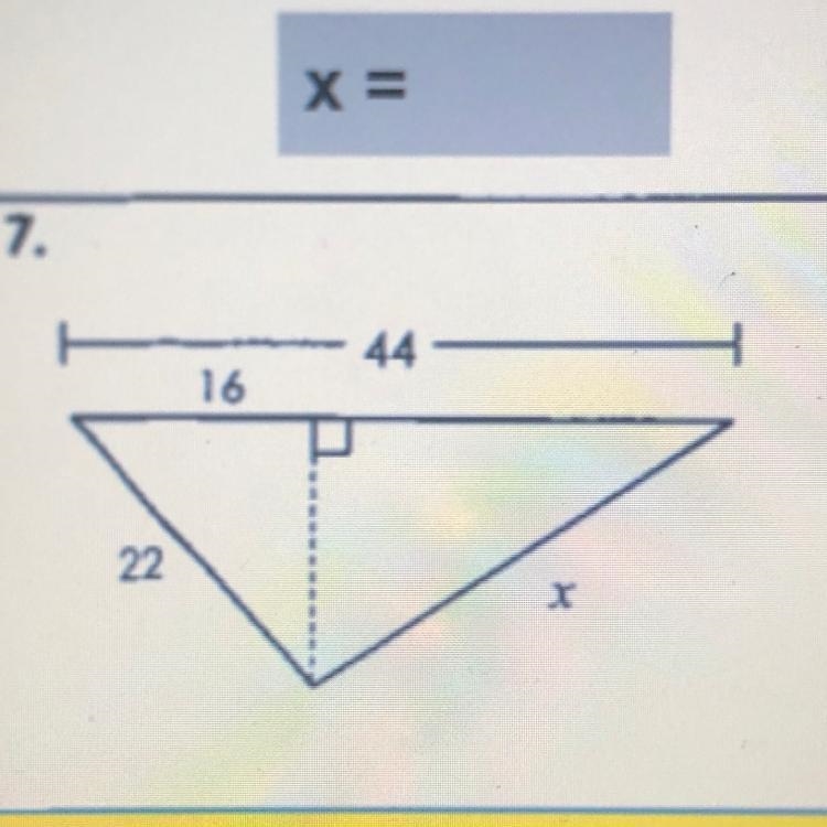 Find the value of x-example-1