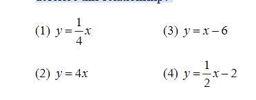 please help 30 points !! in a proportional relationship when Y=2 when X=8 Which of-example-1