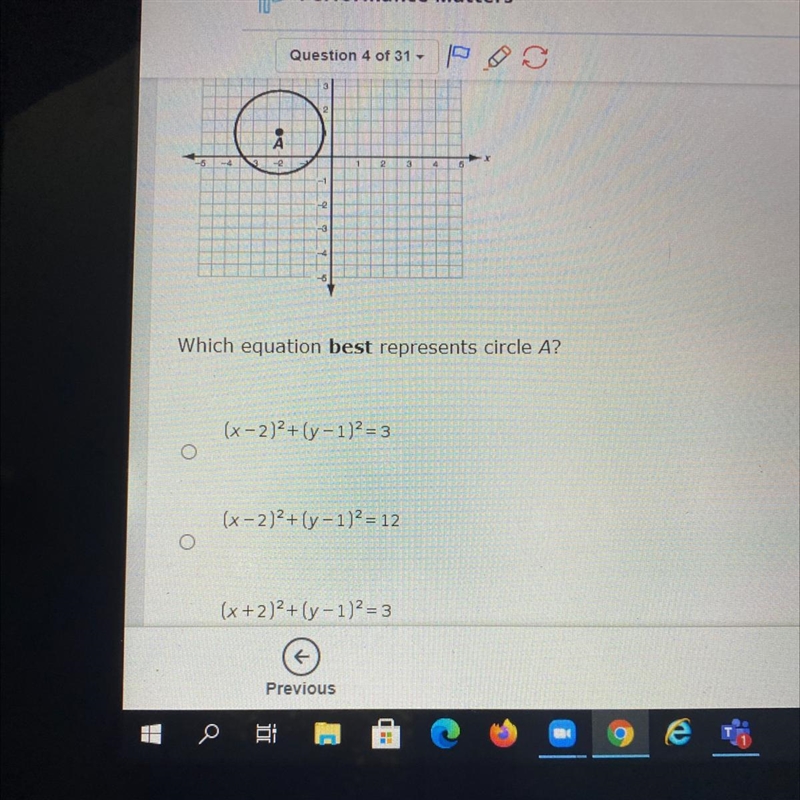 PLS HELP ME !!!! The last one is (x+2)^2 + (y-1) ^2 = 12-example-1