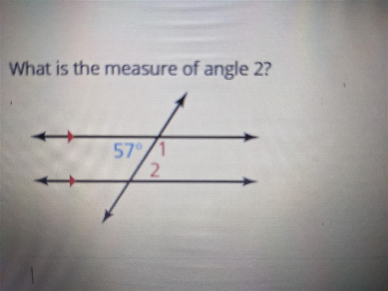 What is the measure of angle 2?-example-1