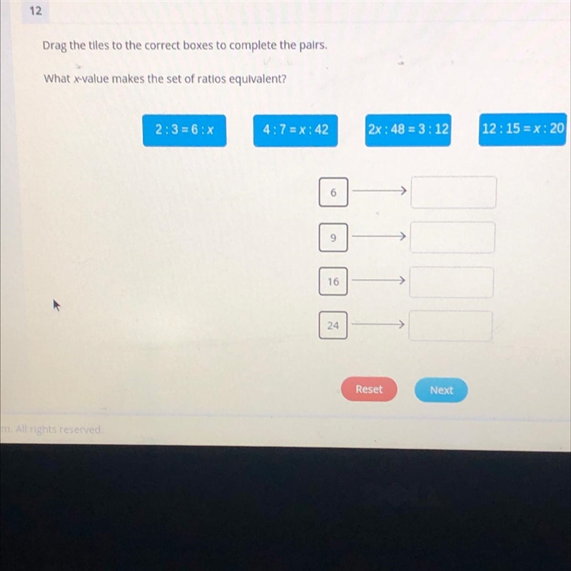 What c-value makes the set of ratios equivalent. HELP ASAP-example-1