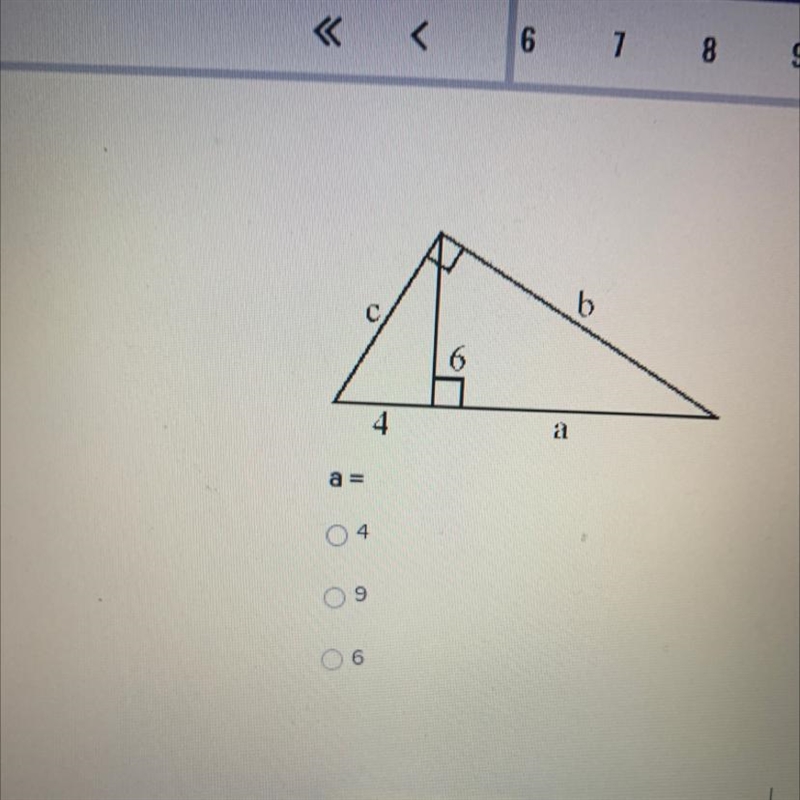 A= 4 , 9 , or 6 - Thanks-example-1