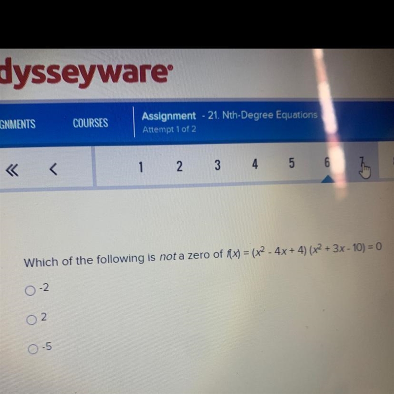 Which of the following is not a zero-example-1