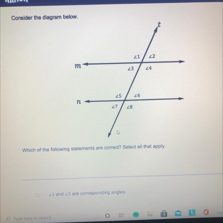 Which of the following statements are correct? Please help-example-1