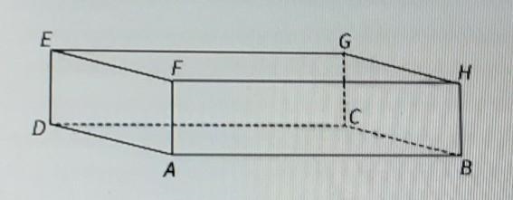 Look at the figure. Which point is coplanar with points B, C, and H? E G D A​-example-1